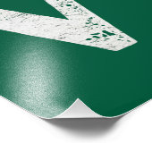 St patricks dayラブラッキーアイリッシュシャムロックグリーン フォトプリント            (角)