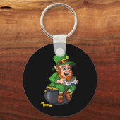 St patricks dayレプレショーオンビデオゲームコントローラB キーホルダー (裏面)