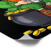 St patricks dayレプレショーオンビデオゲームコントローラB ポスター (角)