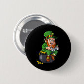 St patricks dayレプレショーオンビデオゲームコントローラB 缶バッジ (正面&裏面)