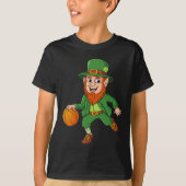 St patricks dayレプレチャンバスケットボールラッキーボーイズG Tシャツ (正面)