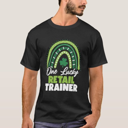 St patricks dayワンラッキーリテールトレーナー tシャツ (正面)