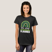 St patricks dayワンラッキー環境プランナー tシャツ (正面フル)