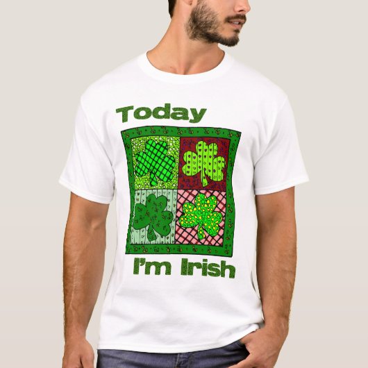 St patricks day今日アイリッシュ tシャツ (正面)