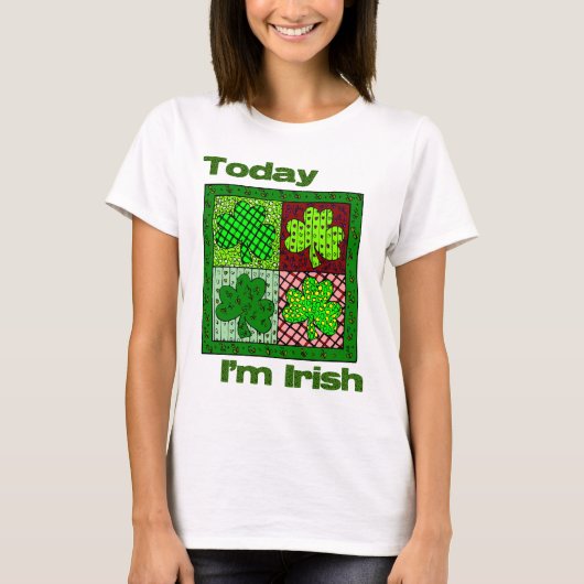 St patricks day今日アイリッシュ tシャツ (正面)