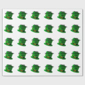 St patricks day光沢ラッピング紙 ラッピングペーパー (フラット)