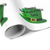 St patricks day光沢ラッピング紙 ラッピングペーパー (ロールコーナー)