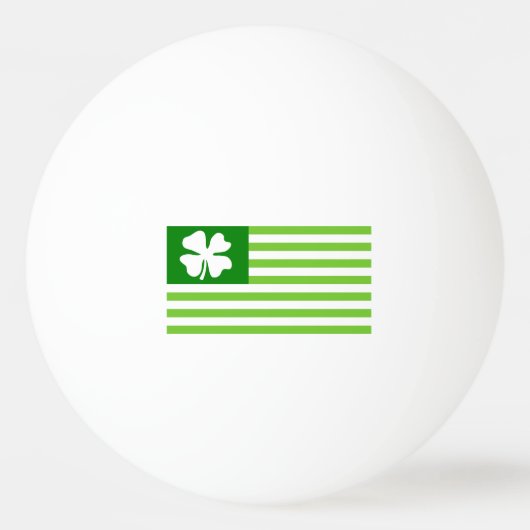 St patricks day卓球ピンポンボール 卓球ボール (正面)