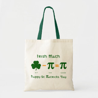 St patricks day及びPi日の組合せのトートバック トートバッグ
