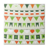 st patricks day国旗 タイル (正面)