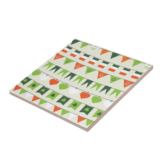 st patricks day国旗 タイル (側面)