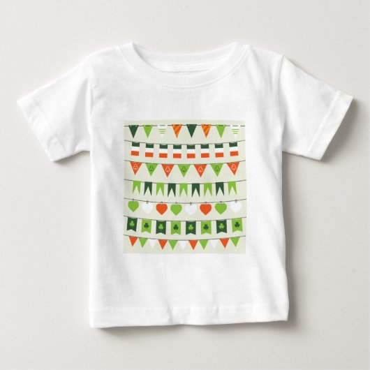 st patricks day国旗 ベビーTシャツ (正面)