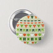 st patricks day国旗 缶バッジ (正面&裏面)