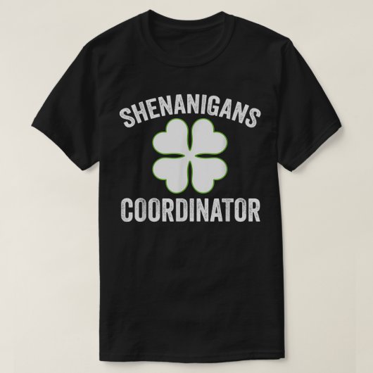 st patricks day女子新人コーディネーター  tシャツ (デザイン正面)