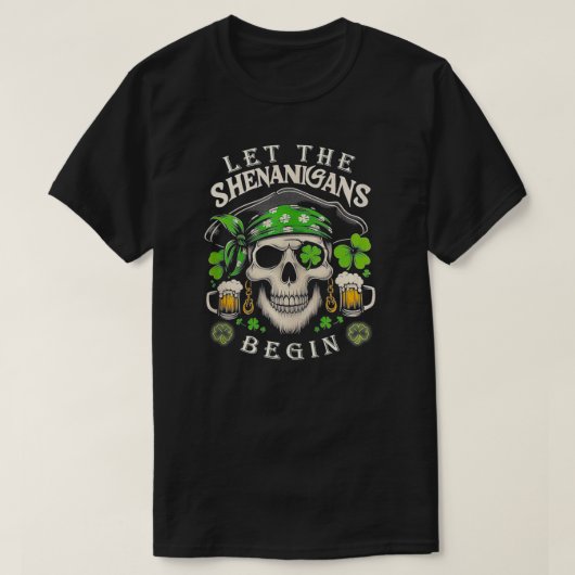St patricks day女性男性はシェナニガンに頼む tシャツ (デザイン正面)