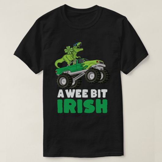 St patricks day小さなアイルランドのトエックスモンスタートラック tシャツ (デザイン正面)