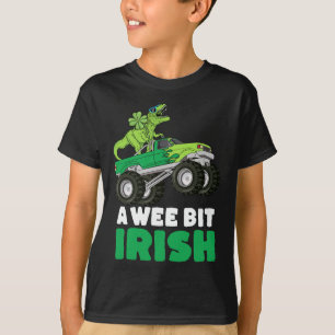 St patricks day小さなアイルランドのトエックスモンスタートラック tシャツ