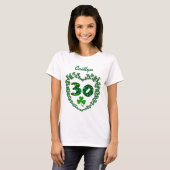 St patricks day幸運な3月17日の第30誕生日V03 Tシャツ (正面フル)