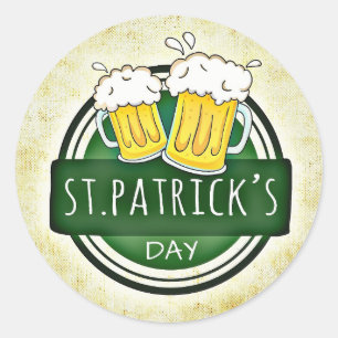 st patricks day応援 ラウンドシール