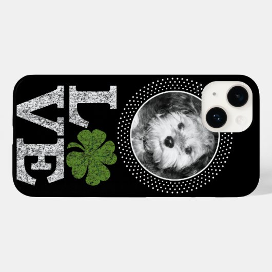 St patricks day愛とアイルランドのシャムロックと写真 Case-Mate iPhoneケース (裏面 (横))