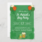 St patricks day招待 招待状 (正面/裏面)