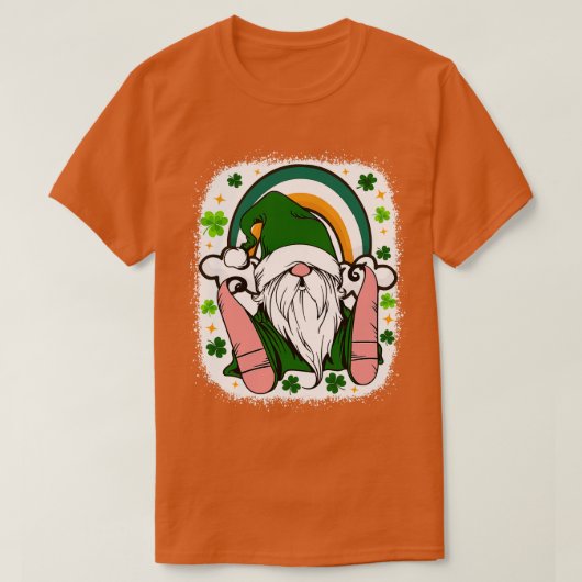 St patricks day格言アイリッシュレインボーシャムロック格言 tシャツ (デザイン正面)