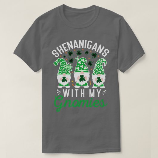 St patricks day格言シャムロックシェナニガンと私 tシャツ (デザイン正面)