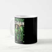 st patricks day素晴らしを再おもしろい度切り株_3 コーヒーマグカップ (正面左)