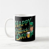 st patricks day素晴らしを再びおもしろいトランプ兵W コーヒーマグカップ (左)