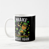 st patricks day素晴らしを再びおもしろいトランプ兵W コーヒーマグカップ (左)