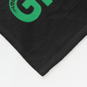 st patricks day素晴らしを再びおもしろいトランプ兵W フリースブランケット (角)