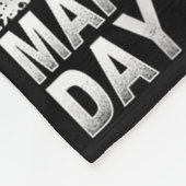 st patricks day素晴らしを再びおもしろいトランプ兵W フリースブランケット (角)