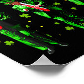 st patricks day素晴らしを再びおもしろいトランプ兵W ポスター (角)