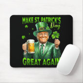 st patricks day素晴らしを再びおもしろいトランプ兵W マウスパッド (マウス)