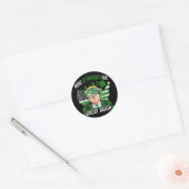 st patricks day素晴らしを再びおもしろいトランプ ラウンドシール (封筒)