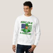 st patricks day素晴らしを再びおもしろい切る スウェットシャツ (正面フル)