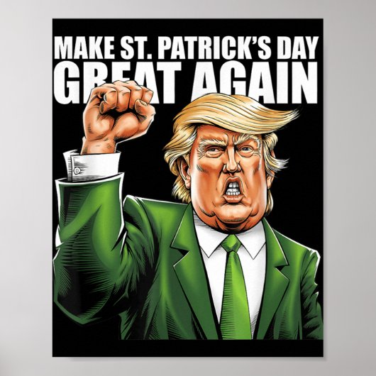 st patricks day素晴らしを再びおもしろい切る ポスター (正面)