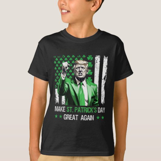 st patricks day素晴らしを再びおもしろい切る tシャツ (正面)