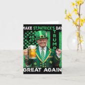 st patricks day素晴らしを再びトランプ45 47国旗 カード (黄色い花)