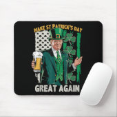 st patricks day素晴らしを再びトランプ マウスパッド (マウス)