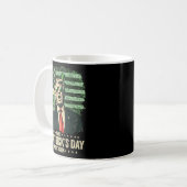 st patricks day素晴らしを再び作るアメリカ国旗 コーヒーマグカップ (正面左)