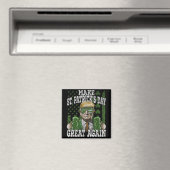 st patricks day素晴らしを再び米国国旗の聖にする マグネット (インサイチュ (食洗機))