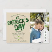 St Patrick's Day結婚式招待状- ADD PHOTO 招待状 (正面)