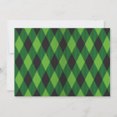 St Patrick's Day誕生日招待状と写真 招待状 (裏面)