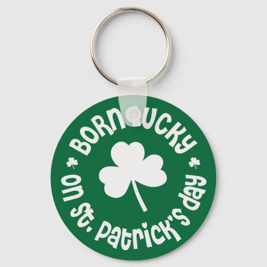 St patricks day誕生日 キーホルダー (正面)