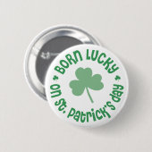 St patricks day誕生日 缶バッジ (正面&裏面)