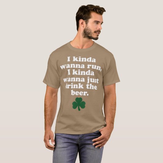 St patricks day走ズIキンダ走ワン Tシャツ (正面フル)