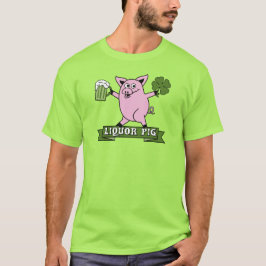 St patricks day酒豚 tシャツ