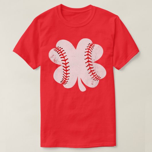 St patricks day野球インザクローバー tシャツ (デザイン正面)