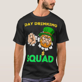 St patricks day飲みビールおもしろいパパマン金ゴールド tシャツ